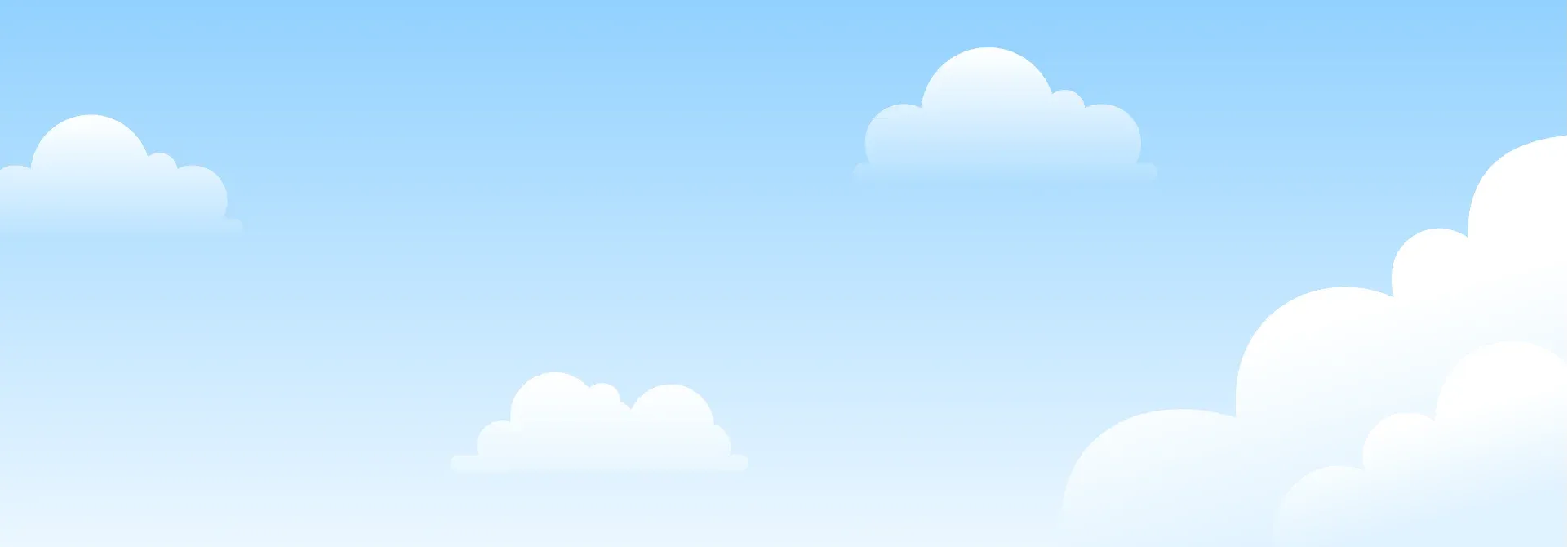 Background Clouds and Balloons